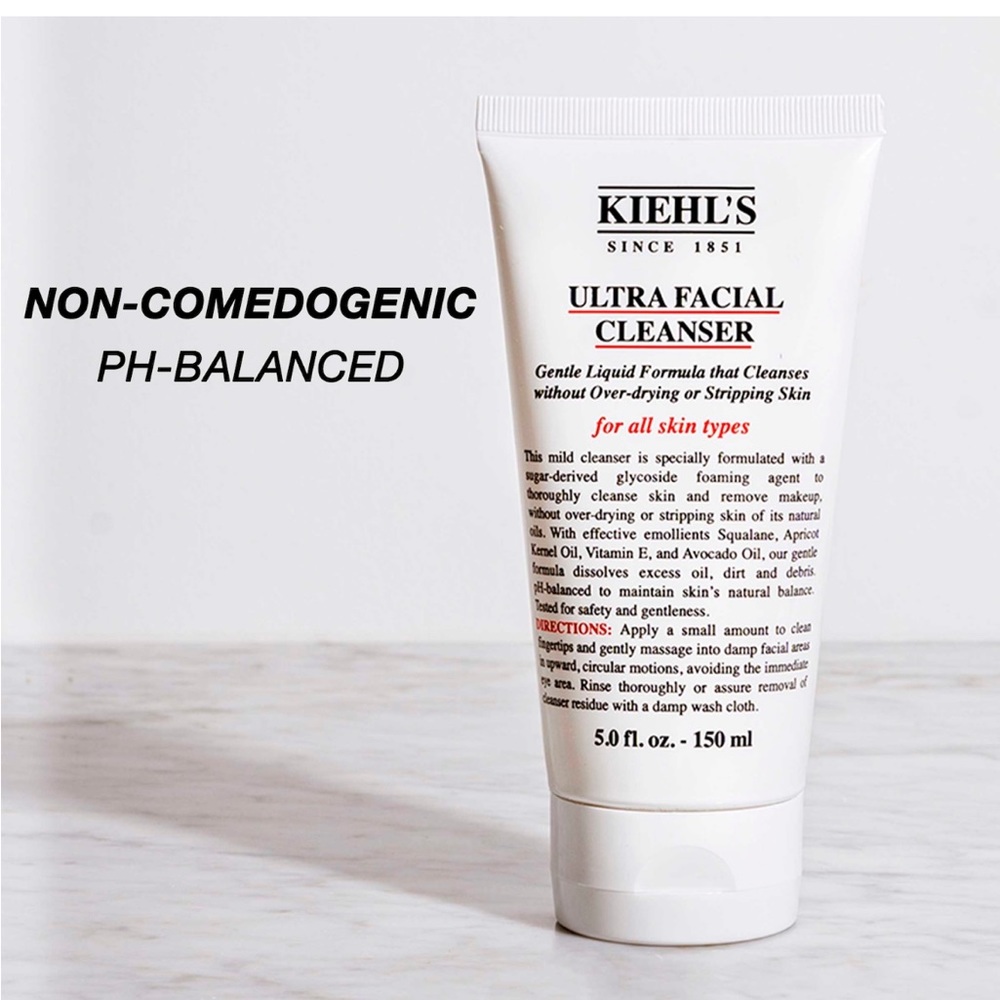 Kiehls ultra facial cleanser.